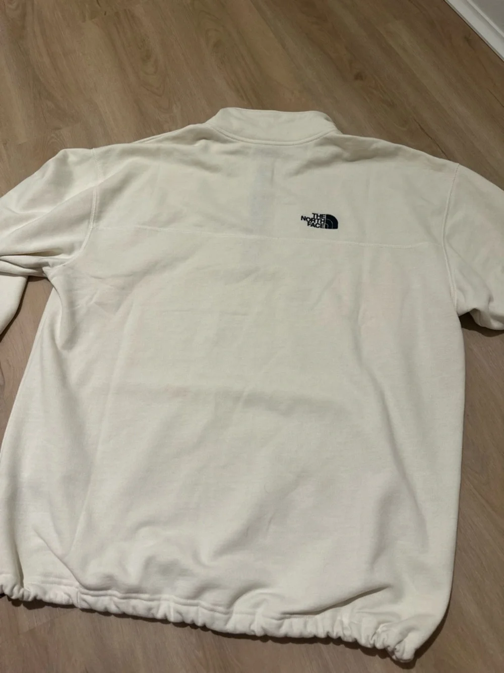The North Face Men's AXYS ¼-Zip Fleece in White Dune Mens Size M - Picture 7 of 8